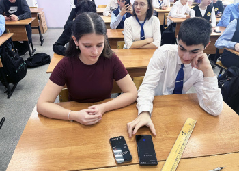 Фото 1 к новости От первой минуты жизни: офицер Росгвардии провел для нижегородских школьников урок практической метрологии